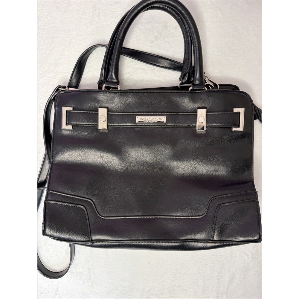 Jones New York Margot Purse Crossbody Strap Top Handle Bag Satchel Work